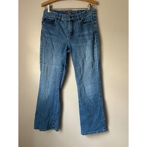 Lauren RL Jeans Co Premium Bootcut Denim Jeans Medium Wash Women Size 8P Classic